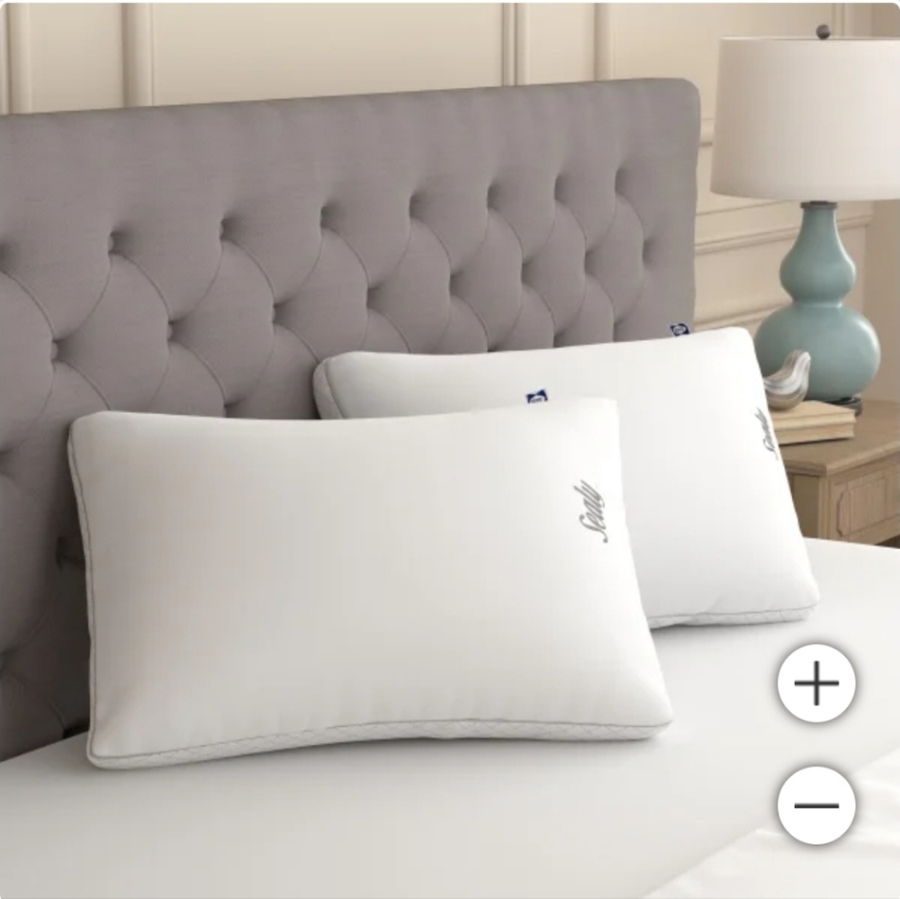 (6)Sealy Sterling Collection Down-Alternative Pillow, 2-pack